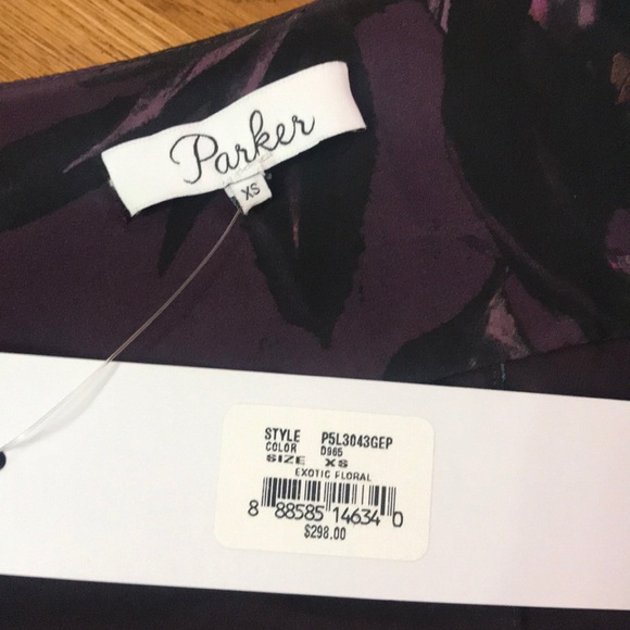 Parker 100% Silk Dress - Picture 6 of 8